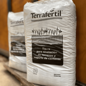 Tierra para nivelación de terrenos y soporte de canteros Terrafertil