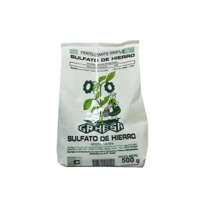 SULFATO DE HIERRO X 500 GRS.
